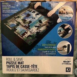 46” x 26” roll up puzzle mat